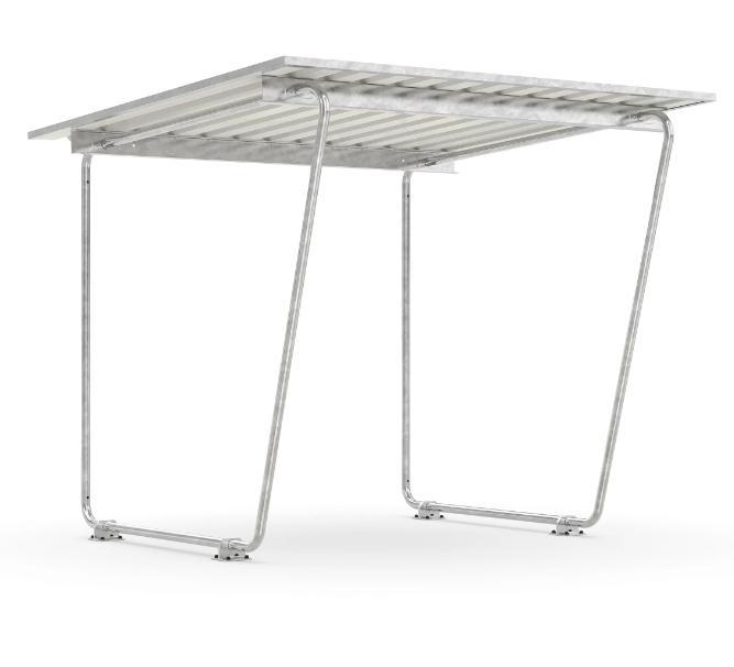 2,14m Oslo staal verzinkt, Fietsen en Brommers, Fietsaccessoires | Overige Fietsaccessoires