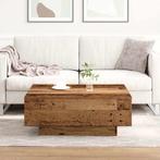 vidaXL Salontafel Oud hout 80 x 80 x 31 cm Bewerkt hout, Huis en Inrichting, Verzenden, Nieuw, 50 tot 100 cm, Minder dan 50 cm