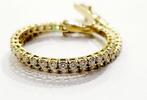 Armband - 18 karaat Geel goud - 3.35ct. tw. Diamant, Sieraden, Tassen en Uiterlijk, Armbanden, Nieuw