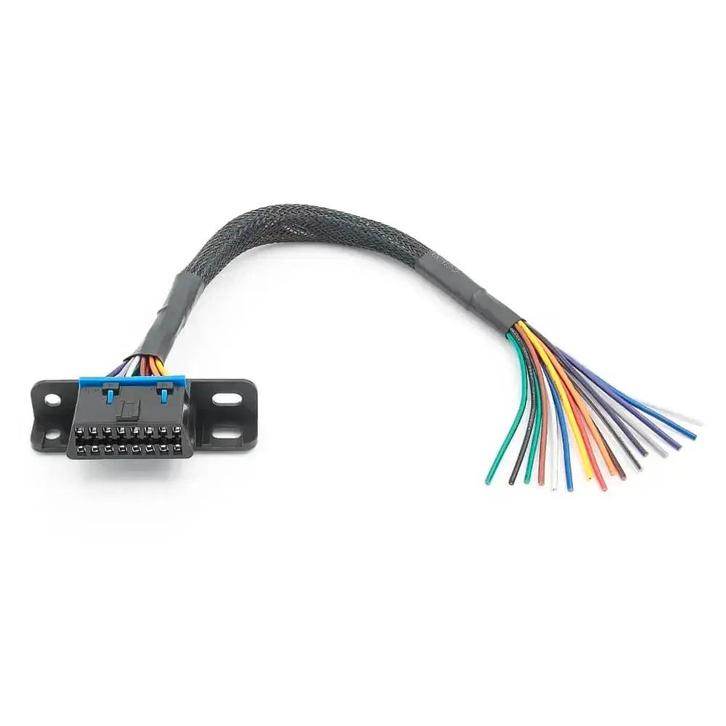 16-pins OBD2 Poort (Vrouwelijk) met 16 Open Eindkabels (30 c, Auto diversen, Autogereedschap, Nieuw, Verzenden
