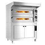 GGM Gastro | Elektrische pizzaoven - 9+9x 33cm - Handmatig -, Witgoed en Apparatuur, Afzuigkappen, Onderbouw afzuigkap, Verzenden