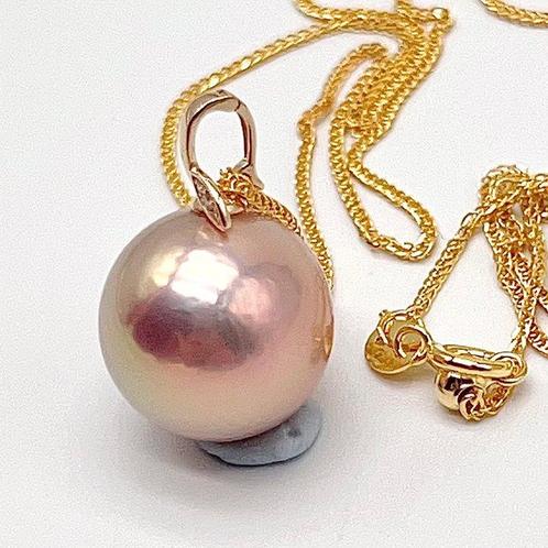 Zonder Minimumprijs - Hanger - 18 karaat Geel goud Parel -, Sieraden, Tassen en Uiterlijk, Antieke sieraden