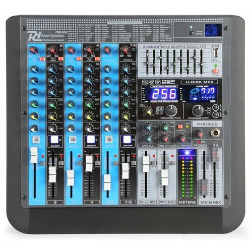 Power Dynamics PDM-S804 professionele 8 kanaals mixer, Muziek en Instrumenten, Dj-sets en Draaitafels, Nieuw, Verzenden