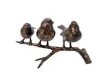 Beeldje - Bird family - Brons