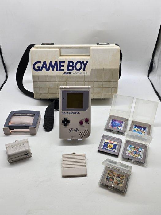 Nintendo - Gameboy Classic - DMG-01 1989 + ASCII Carrier, Spelcomputers en Games, Spelcomputers | Overige Accessoires