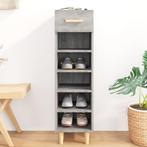 vidaXL Schoenenkast 30x35x105 cm bewerkt hout grijs sonoma, Verzenden, Nieuw