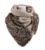 Sjaal Leopard - Beige, Kleding | Dames, Damesdingetjes, Verzenden, Nieuw, Sjaal