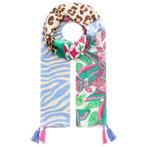 Zwillingsherz Modieus sjaaltje Wilde Bloem, Kleding | Dames, Mutsen, Sjaals en Handschoenen, Verzenden, Nieuw