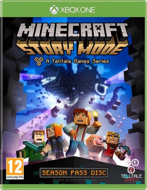 Xbox One Minecraft: Story Mode, Spelcomputers en Games, Games | Xbox Series X en S, Zo goed als nieuw, Verzenden