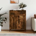 vidaXL Dressoir 69,5x34x90 cm bewerkt hout gerookt, Huis en Inrichting, Kasten | Dressoirs, Verzenden, Nieuw, 50 tot 100 cm, 25 tot 50 cm