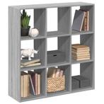 vidaXL Kamerscherm / boekenkast 102x29x103,5 cm hout grijs, Huis en Inrichting, Kasten | Boekenkasten, Verzenden, Nieuw, Overige houtsoorten