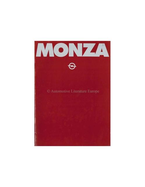 1980 OPEL MONZA BROCHURE ENGELS (USA), Boeken, Auto's | Folders en Tijdschriften, Opel