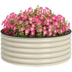 TRUUSK Verhoogd Stalen Plantenbed - Stapelbare Bloembak 120x, Verzenden, Nieuw