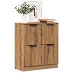 vidaXL Dressoir 60x30x70 cm bewerkt hout artisan, Verzenden, Nieuw, 50 tot 100 cm, 25 tot 50 cm