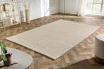 Design Vloerkleed WOL 240x160cm lichtbeige gemaakt van wol -, Ophalen of Verzenden, Nieuw