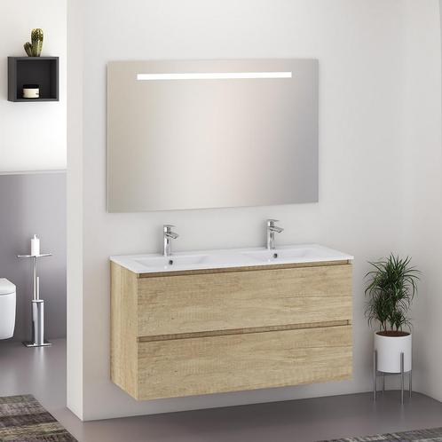 Xellanz Sephia Compleet Badmeubel - 120cm - Nature, Huis en Inrichting, Badkamer | Badkamermeubels, Nieuw, Ophalen of Verzenden