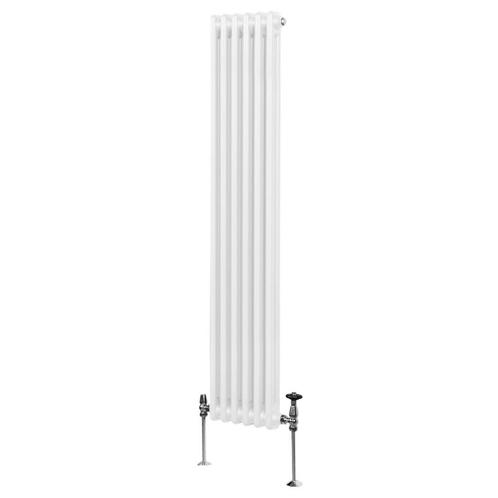 Traditionele 2-kolomsradiator - 1800 x 292 mm - Wit, Doe-het-zelf en Verbouw, Verwarming en Radiatoren, Nieuw, Verzenden