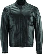 River Road Race Leather Jacket Black - Large - 094358, Ophalen of Verzenden