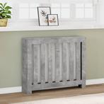 vidaXL Radiatorombouw 104x20x82 cm bewerkt hout betongrijs, Verzenden, Nieuw