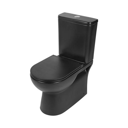 Toiletpot Differnz Staand Duoblok Rimless Mat Zwart, Doe-het-zelf en Verbouw, Sanitair, Overige typen, Nieuw, Ophalen of Verzenden