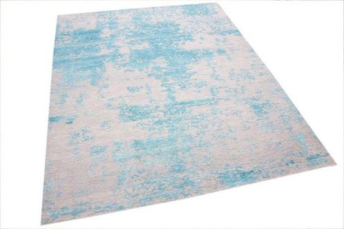 Agra Uitwis Grau/Turquoise - Vloerkleed - 310 cm - 245 cm, Huis en Inrichting, Stoffering | Tapijten en Kleden