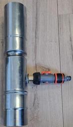 RHEINZINK hemelwateropvang / regentonvuller Ø80 mm walsblank, Doe-het-zelf en Verbouw, Buizen en Afvoer, Ophalen of Verzenden