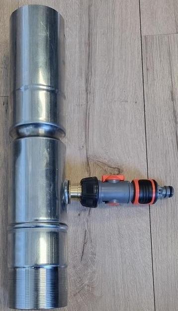 RHEINZINK hemelwateropvang / regentonvuller Ø80 mm walsblank beschikbaar voor biedingen