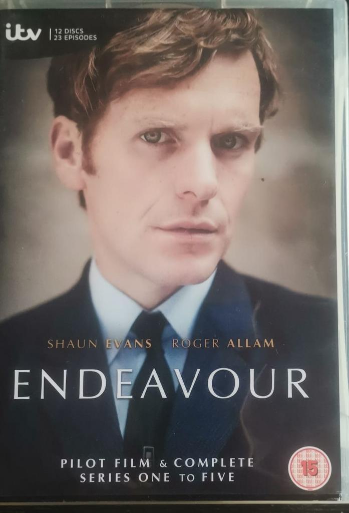 Endeavour series 1 - 5                      Gratis verzenden, Cd's en Dvd's, Dvd's | Tv en Series, Zo goed als nieuw, Boxset, Overige genres