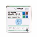 Benson Digitale Wekker - Alarm - LED - 8 x 8 x 8 cm, Huis en Inrichting, Woonaccessoires | Klokken, Nieuw, Ophalen of Verzenden
