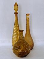 Empoli - Karaf (3) - karaf - Glas - Amber kleur, Antiek en Kunst, Antiek | Glas en Kristal