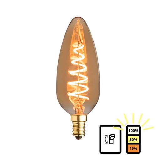 LED XL kaarslamp E14 | 3-staps dimbaar | 3.5 watt | 2100K ex, Huis en Inrichting, Lampen | Losse lampen, Overige typen, Nieuw
