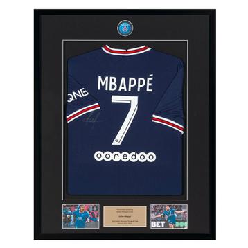 Gesigneerd shirt Mbappé – Paris Saint-Germain – 2021-22 beschikbaar voor biedingen