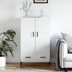 vidaXL buffetkast 69,5x31x115 cm bewerkt hout wit, Huis en Inrichting, Kasten | Buffetkasten, Verzenden, 100 tot 150 cm, Nieuw