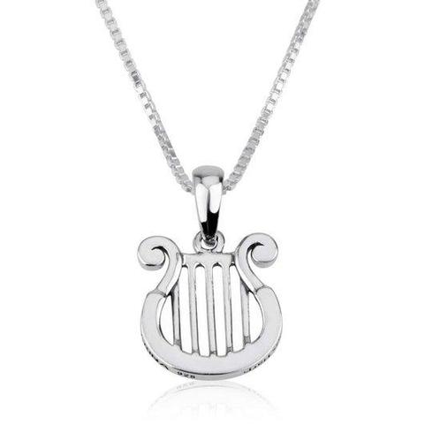 Hangertje Davids Harp zilver naar ontwerp van Marina, Sieraden, Tassen en Uiterlijk, Kettinghangers, Verzenden