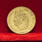 6,45 grams - Goud .900 - 20 Francs LOUIS PHILIPPE, Postzegels en Munten