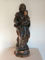 Beeld - Maria met kind - 71 cm - 4,9 kg - Hout - 20th