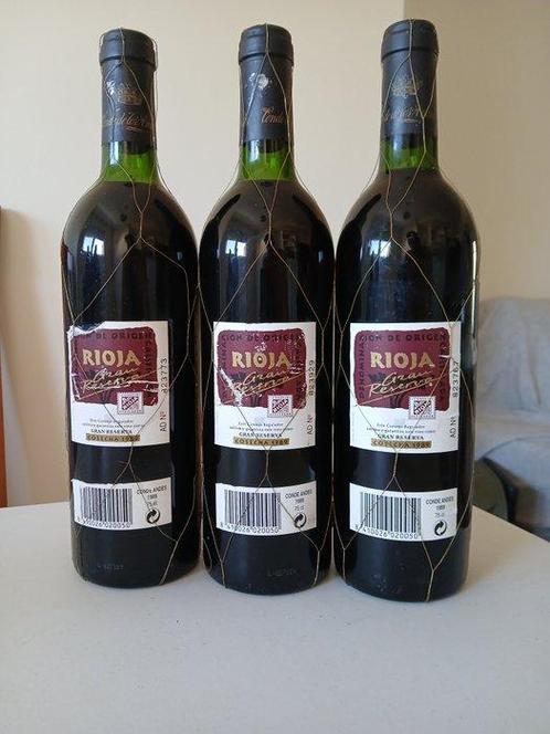 1989 Federico Paternina, Conde de los Andes - Rioja Gran, Verzamelen, Wijnen