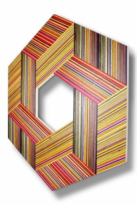 Danilo Nedi - Focused Skateboard Woodworks - Hole shebang, Antiek en Kunst, Kunst | Designobjecten