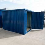 Opslagcontainer 3x2 blauw dubbele deur kleine zijde, koop nu