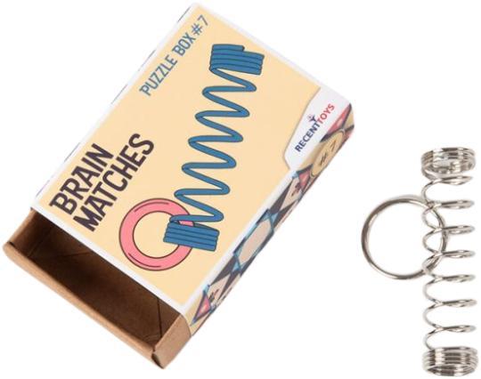 Recent Toys - Brain Matches Puzzle Box 7 | Recent Toys -, Hobby en Vrije tijd, Denksport en Puzzels, Nieuw, Verzenden