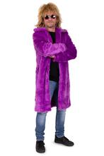 Bontjas Carnaval Heren Lang Paars, Ophalen of Verzenden, Nieuw