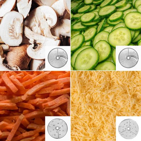 GGM Gastro | Elektrische compacte groentesnijder - 735 Watt, Zakelijke goederen, Horeca | Keukenapparatuur, Nieuw in verpakking