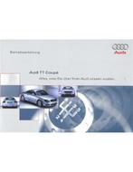 1999 AUDI TT COUPÉ INSTRUCTIEBOEKJE DUITS, Auto diversen