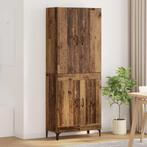 vidaXL Highboard Oud Hout 69,5 x 34 x 180 cm Bewerkt hout, Minder dan 50 cm, Verzenden, Nieuw, Minder dan 100 cm