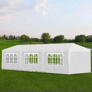 vidaXL Partytent 3x9 m wit beschikbaar voor biedingen