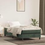 Fluweel Matras 100x200 Donkergroen - Retourdeal, 100 cm, Eenpersoons, Nieuw, Ophalen of Verzenden