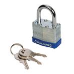 Silverline Gelamineerd hangslot - beschermende bumper - d..., Doe-het-zelf en Verbouw, IJzerwaren en Bevestigingsmiddelen, Ophalen of Verzenden