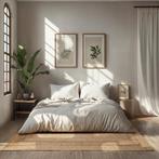 Handgeweven vloerkleed Glim van jute, boho-stijl - 160 x 230, Verzenden, Nieuw