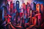 Giancarlo Colombo - GCD Art - Favelas #6, Antiek en Kunst, Kunst | Schilderijen | Modern