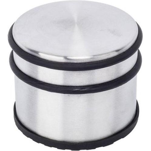 BRASQ Deurstopper met anti slip RVS 1,1 Kg - Voor binnen en, Doe-het-zelf en Verbouw, Deuren en Horren, Zo goed als nieuw, Ophalen of Verzenden